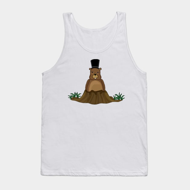 Groundhog Tank Top by valentinahramov